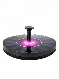 Фонтан садовый на солнечной батареее с подсветкой 16 см, Огонёк OG-HOG16